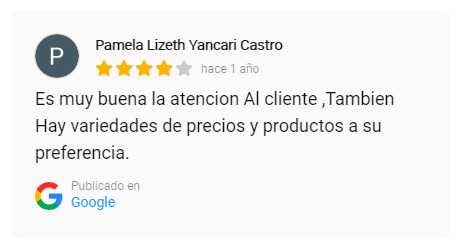 1ra reseña de Ferretería Jireh en Google Maps